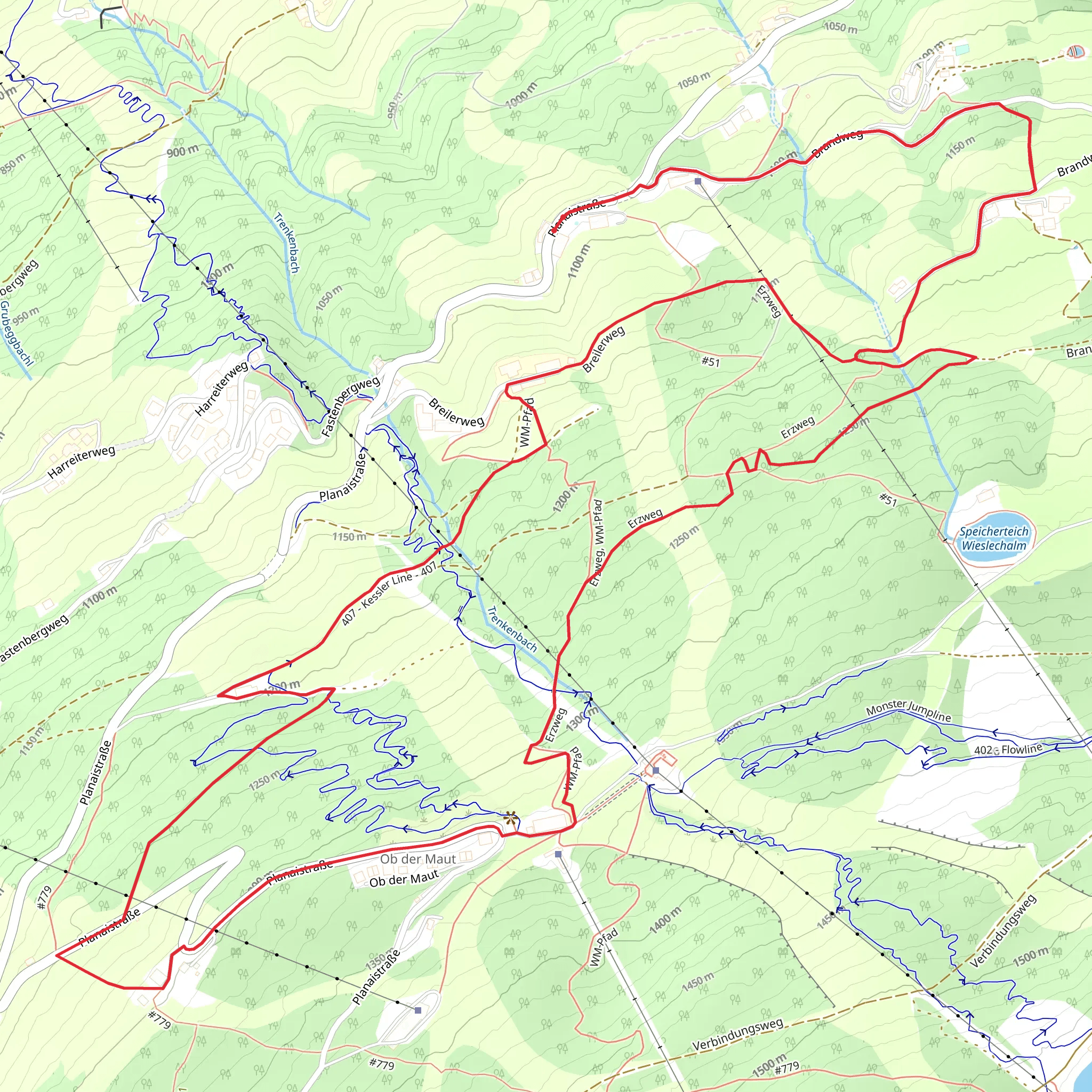 Ore Trail mobile static map