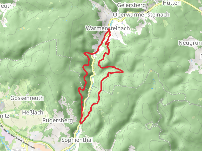 Warmensteinach Gelber Ringweg