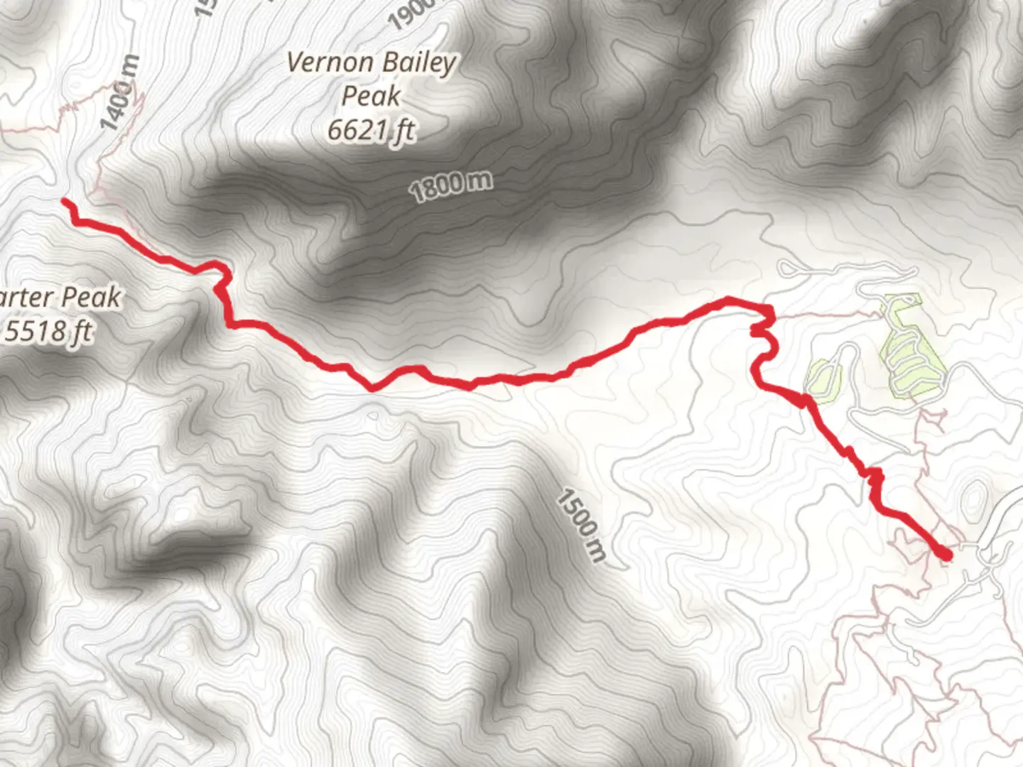 An image depicting the trail Window Trail and its surrounding area.