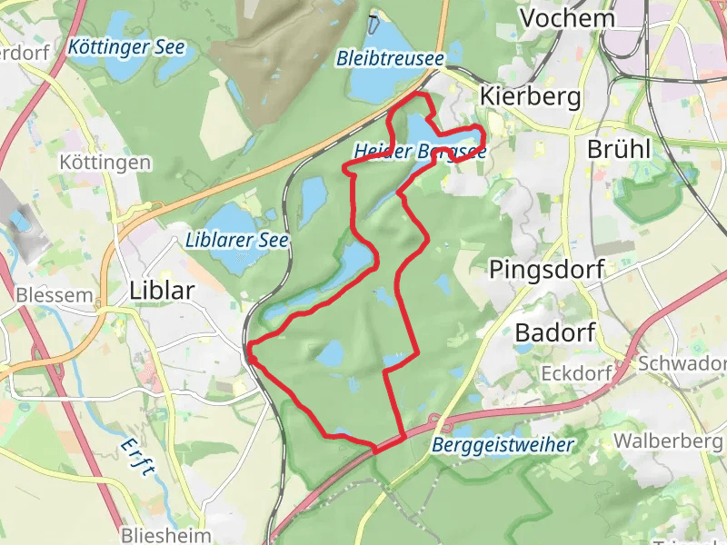 Donatussee and Heider Bergsee Loop