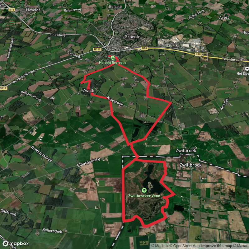 Marveld Groen, Noaberpad and Rundwanderweg Zwillbrocker Venn Loop