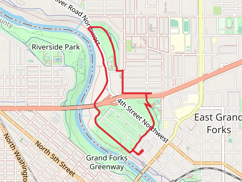 River Heights Park via Greenway Path