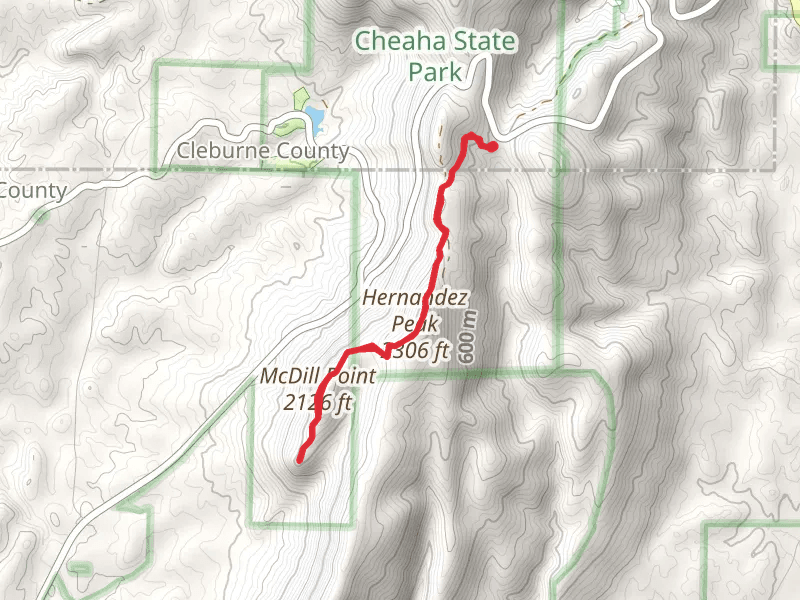 McDill Point and Pinhoti Trail