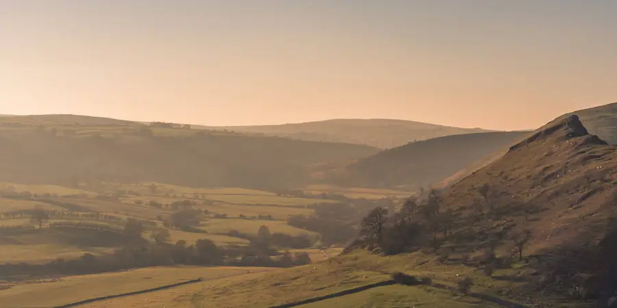 Earl Sterndale and High Wheeldon from Longnor