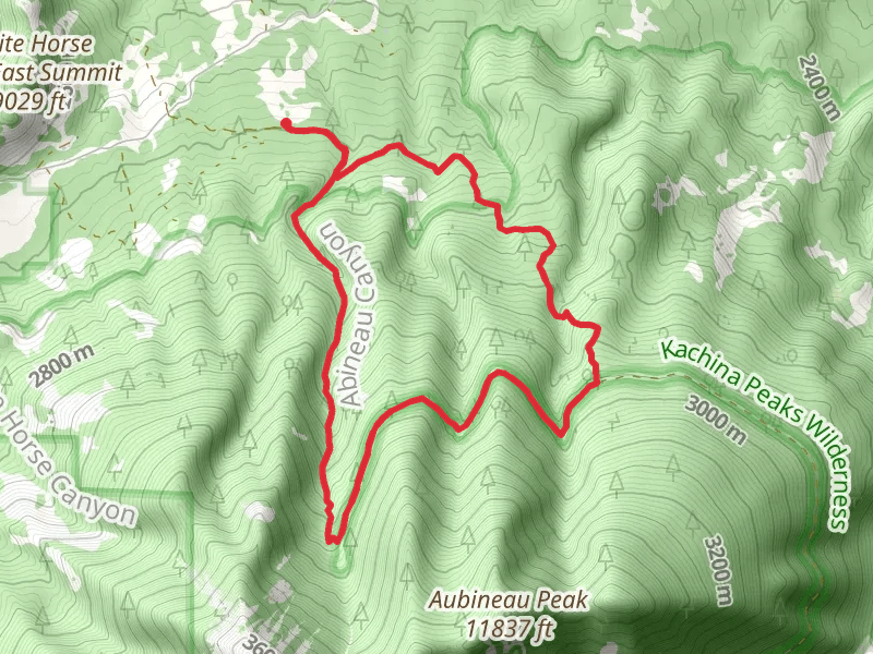 Abineau Trail and Bear Jaw Loop Trail
