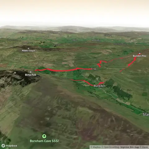 Buckden to Yockenthwaite Circular via Middle Falls