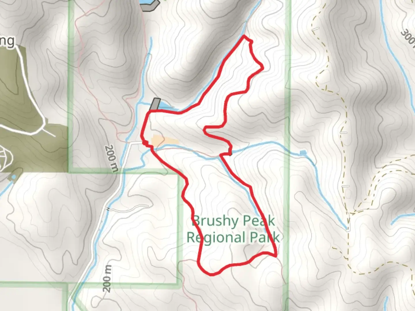 An image depicting the trail Tamcan Trail and Laughlin Loop Trail and its surrounding area.