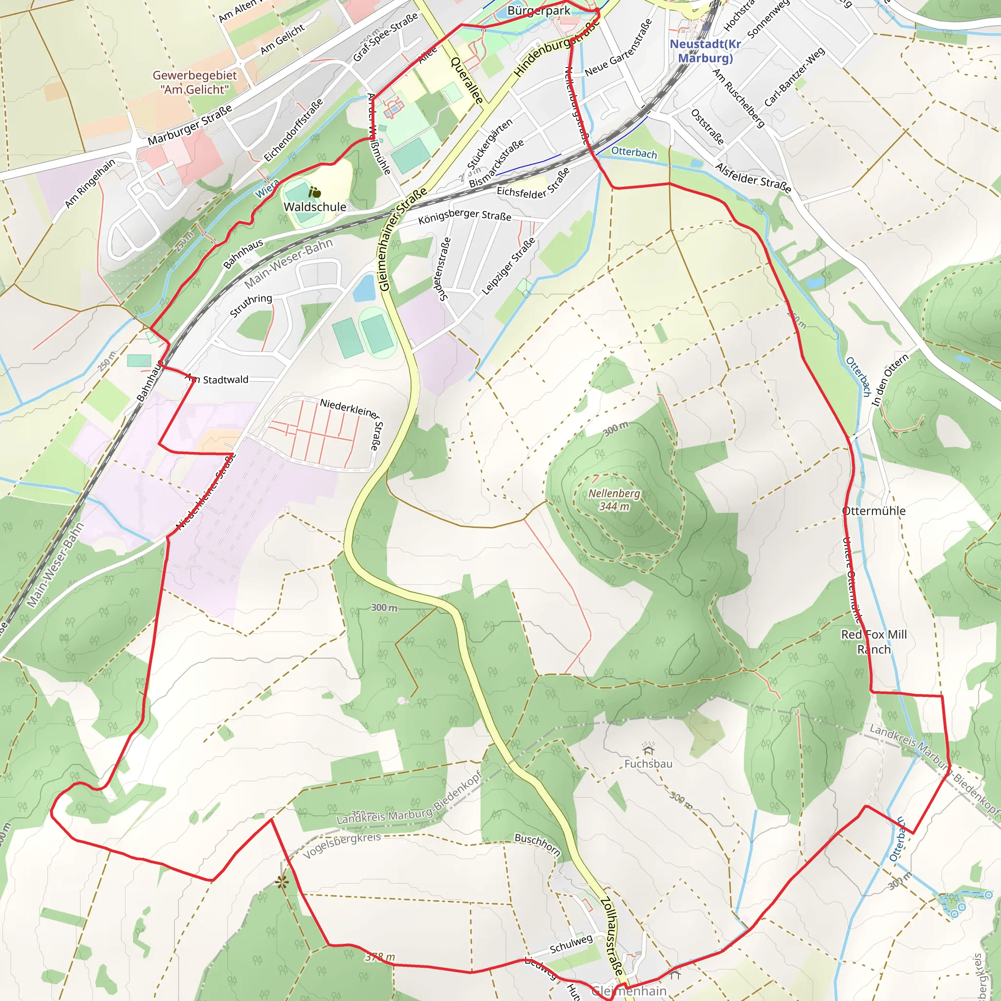 Gauklerrunde mobile static map