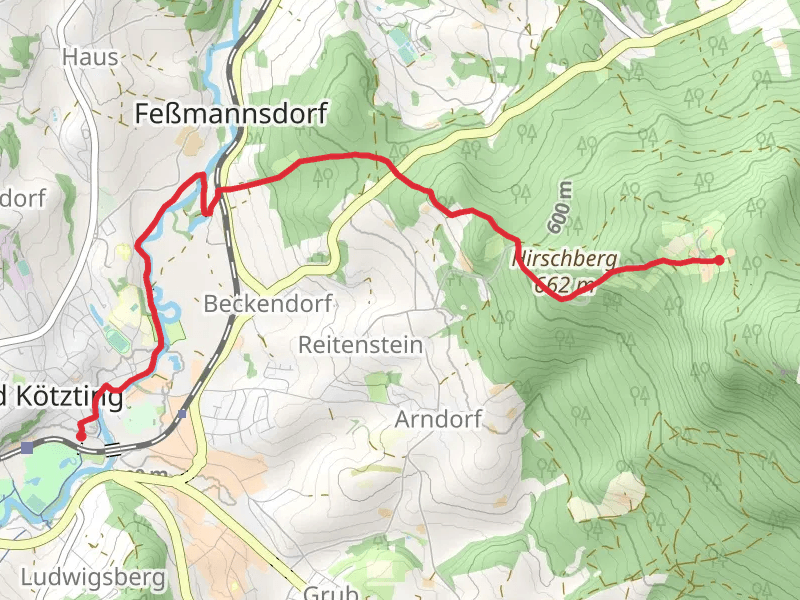 Bad Kötzting to Reitenberg Walk