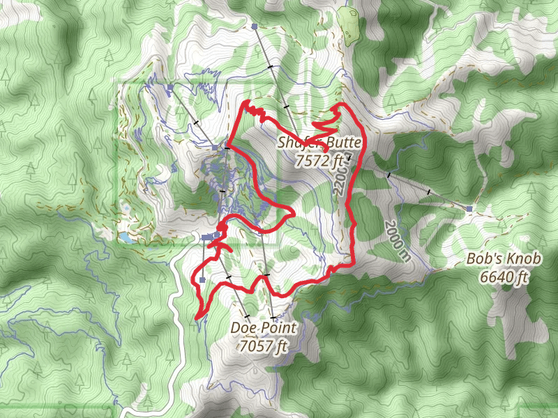 Shafer Butte via Deer Point and Sunshine Loop
