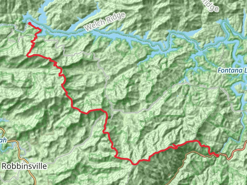 Fairfax to Wesser via Appalachian Trail