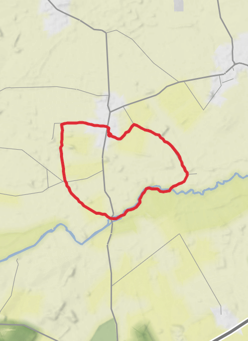 Hike on Clanfield - Radcot Loop mobile static map