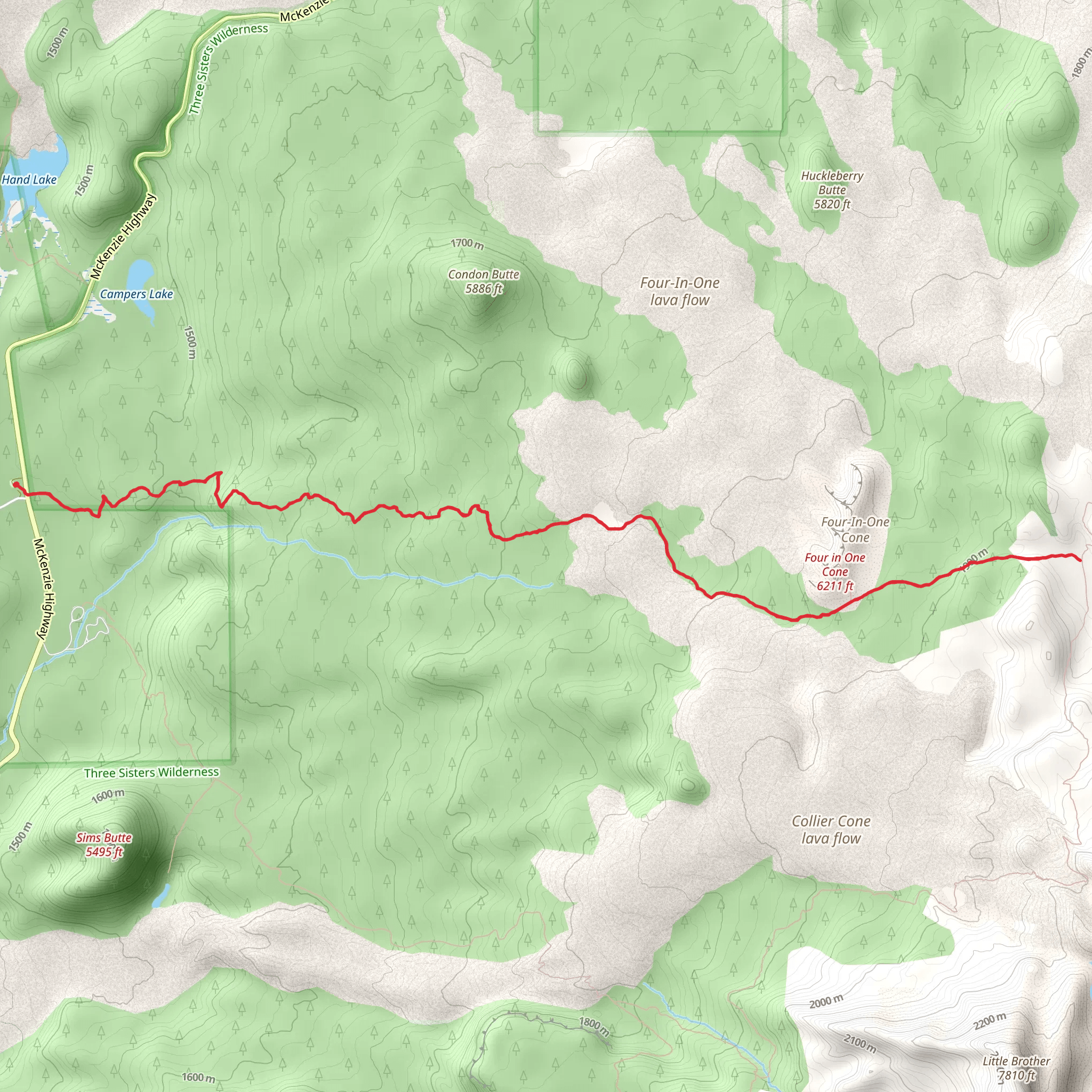 Scott Trail mobile static map