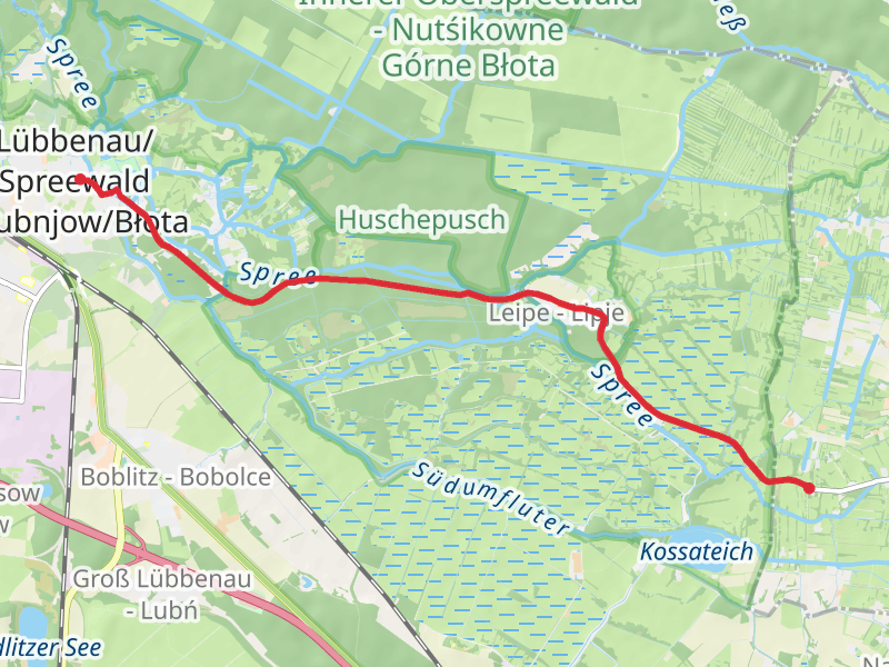 Lübbenau to Burg via Leiper Weg