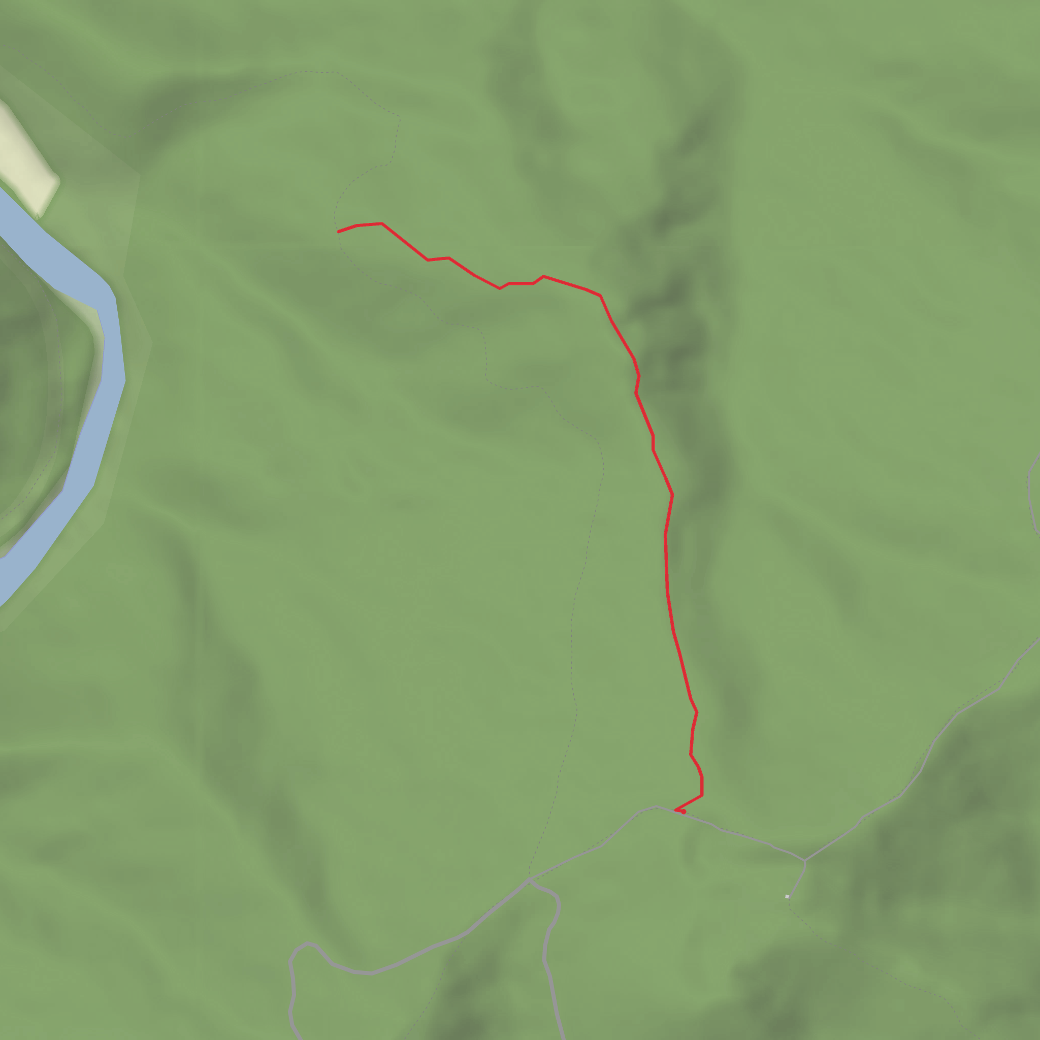 Black Oak Trail mobile static map