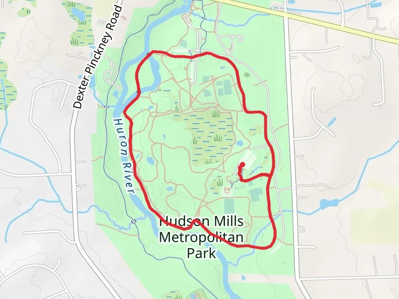 Hudson Mills Park Loop