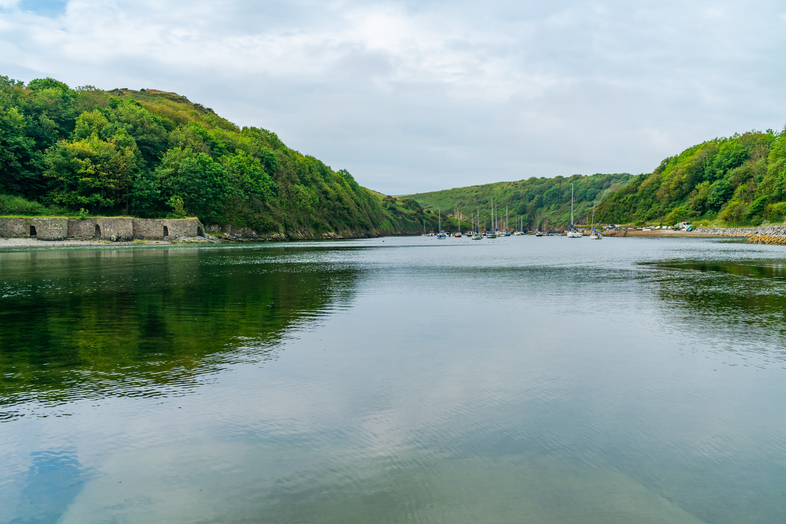 An image depicting the trail Solva Harbour and its surrounding area.