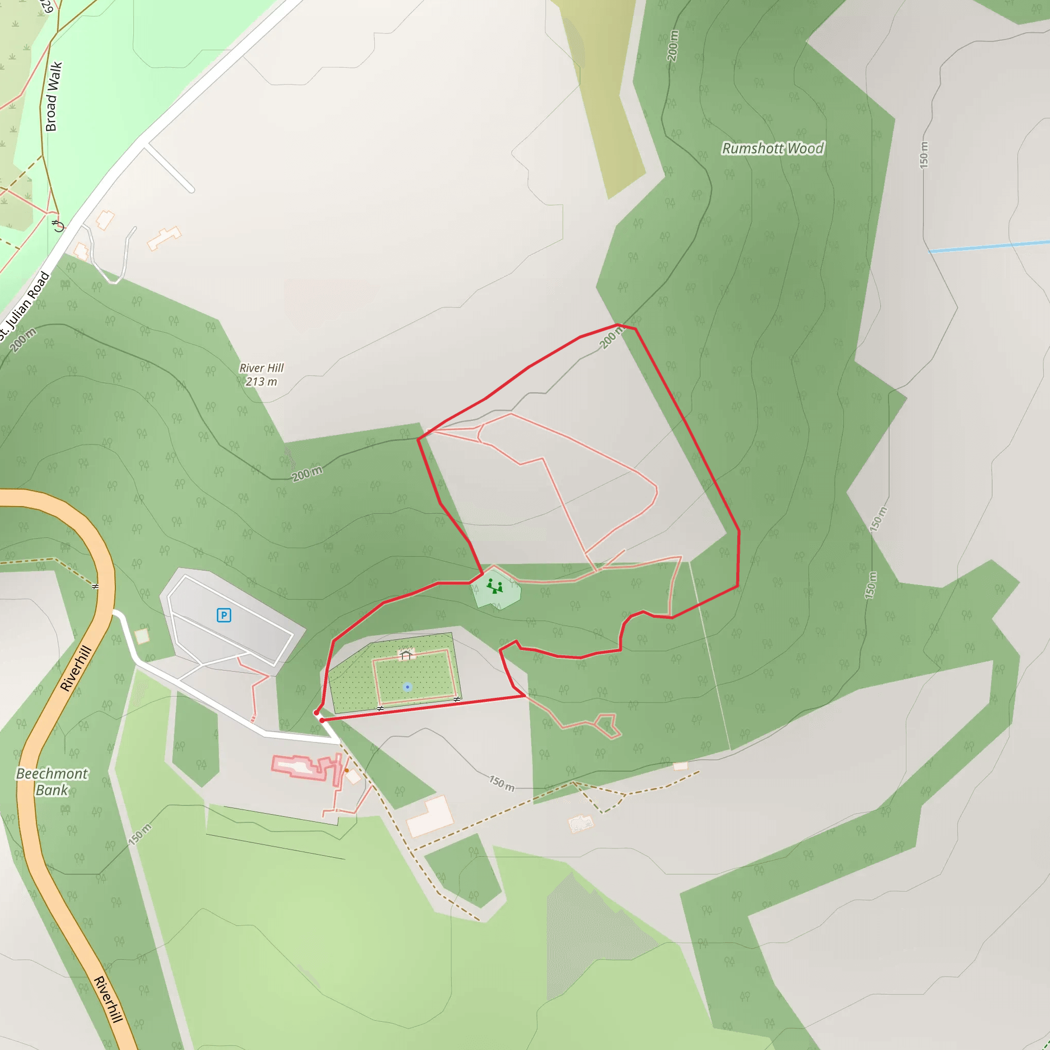 Riverhill Himalayan Gardens mobile static map