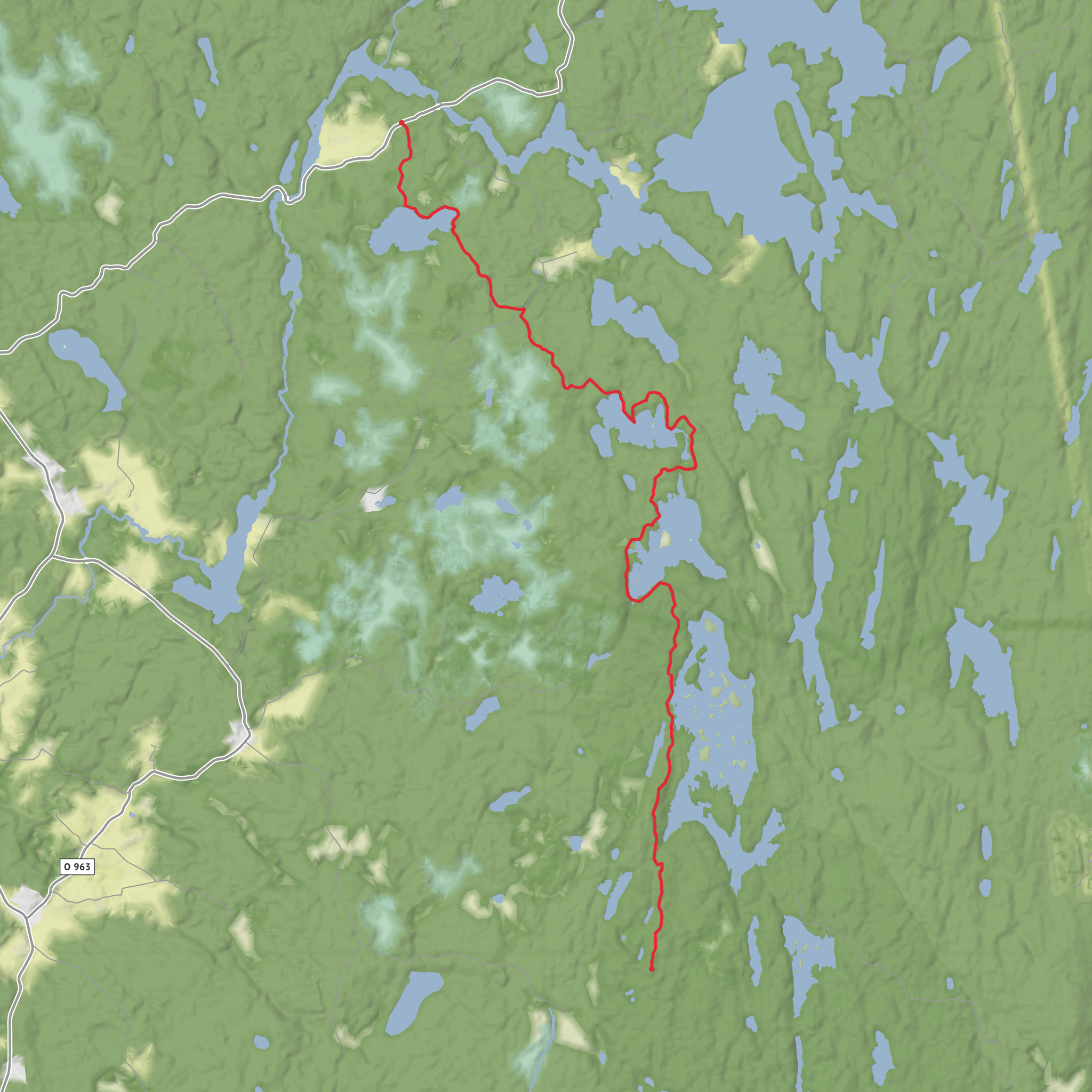 Bohusleden Trail stage 8 mobile static map