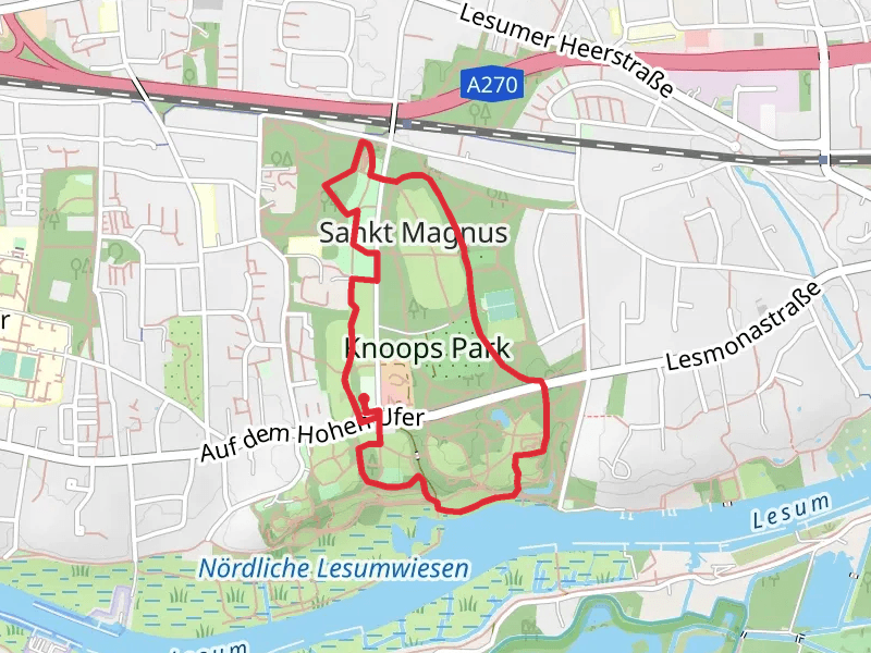 Zwoelf Apostel and Knoops Park via Admiral-Brommy-Weg