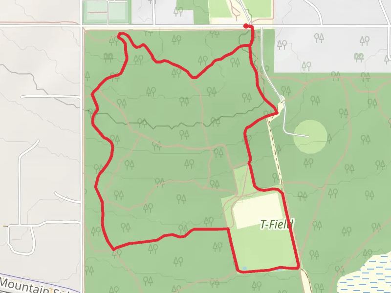 Skarland and T-Field to Smith Lake Loop Trail