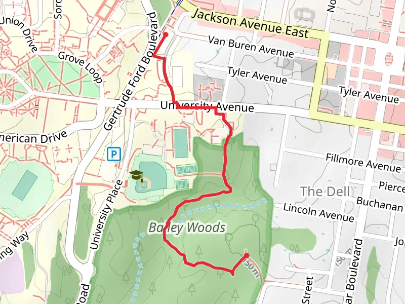 Bailey Woods Trail Point to Point