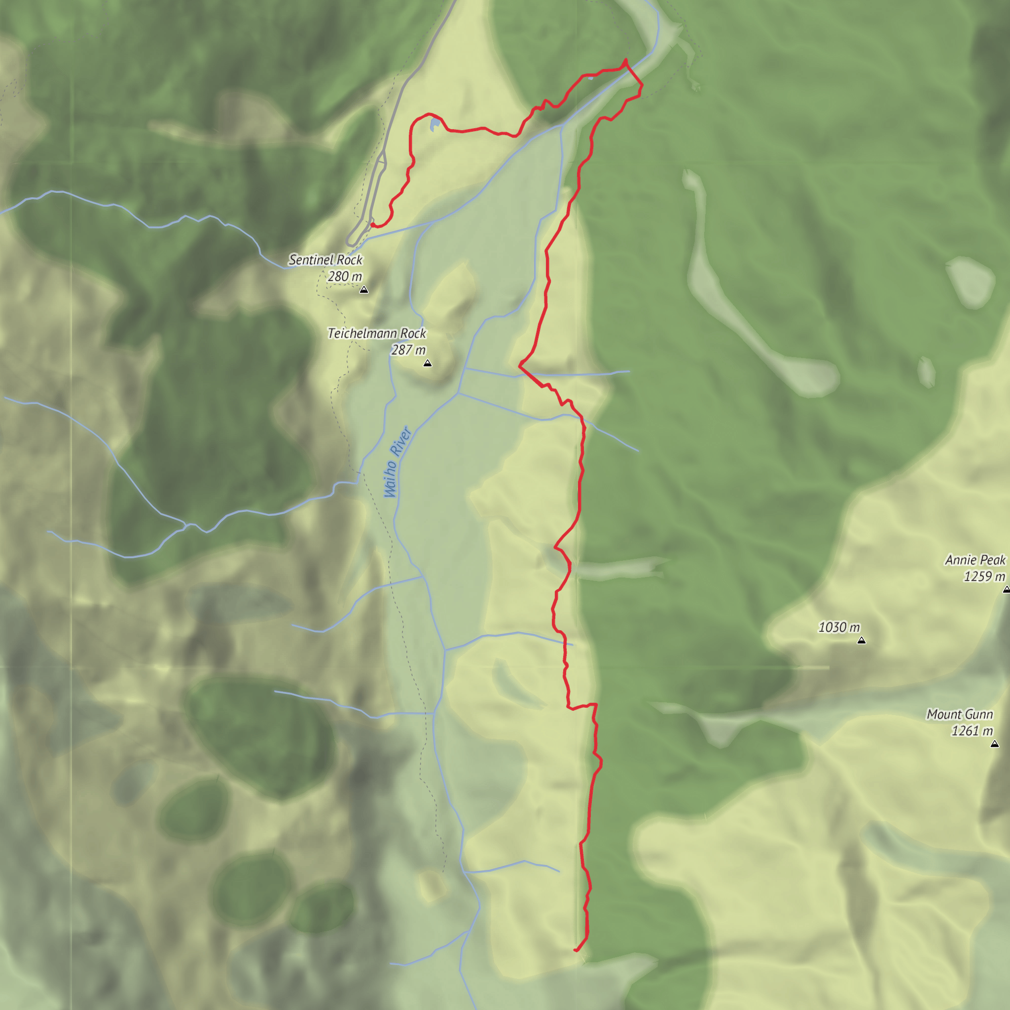 Roberts Point Track mobile static map
