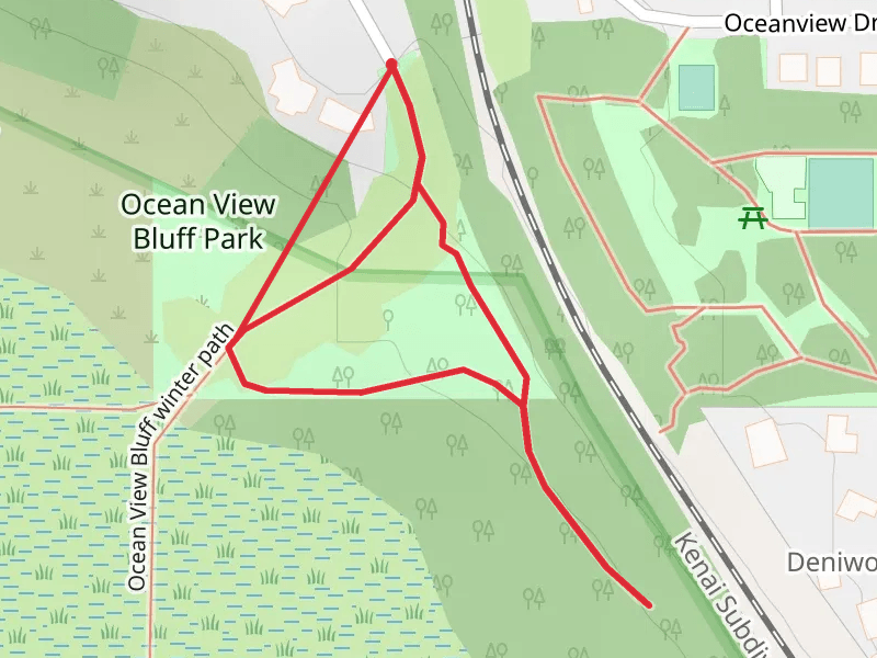 Ocean View Bluff Park Loop