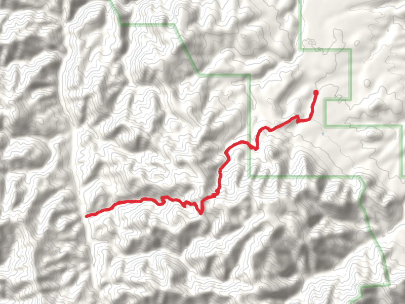 Corral Canyon via East Divide Trail