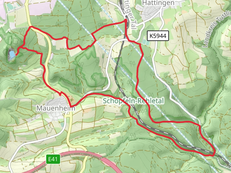 Howeneggkratersee and Schopfeln Rehletal Loop