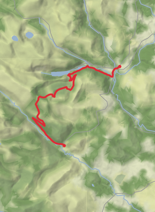 County Wicklow Wandelen mobile static map