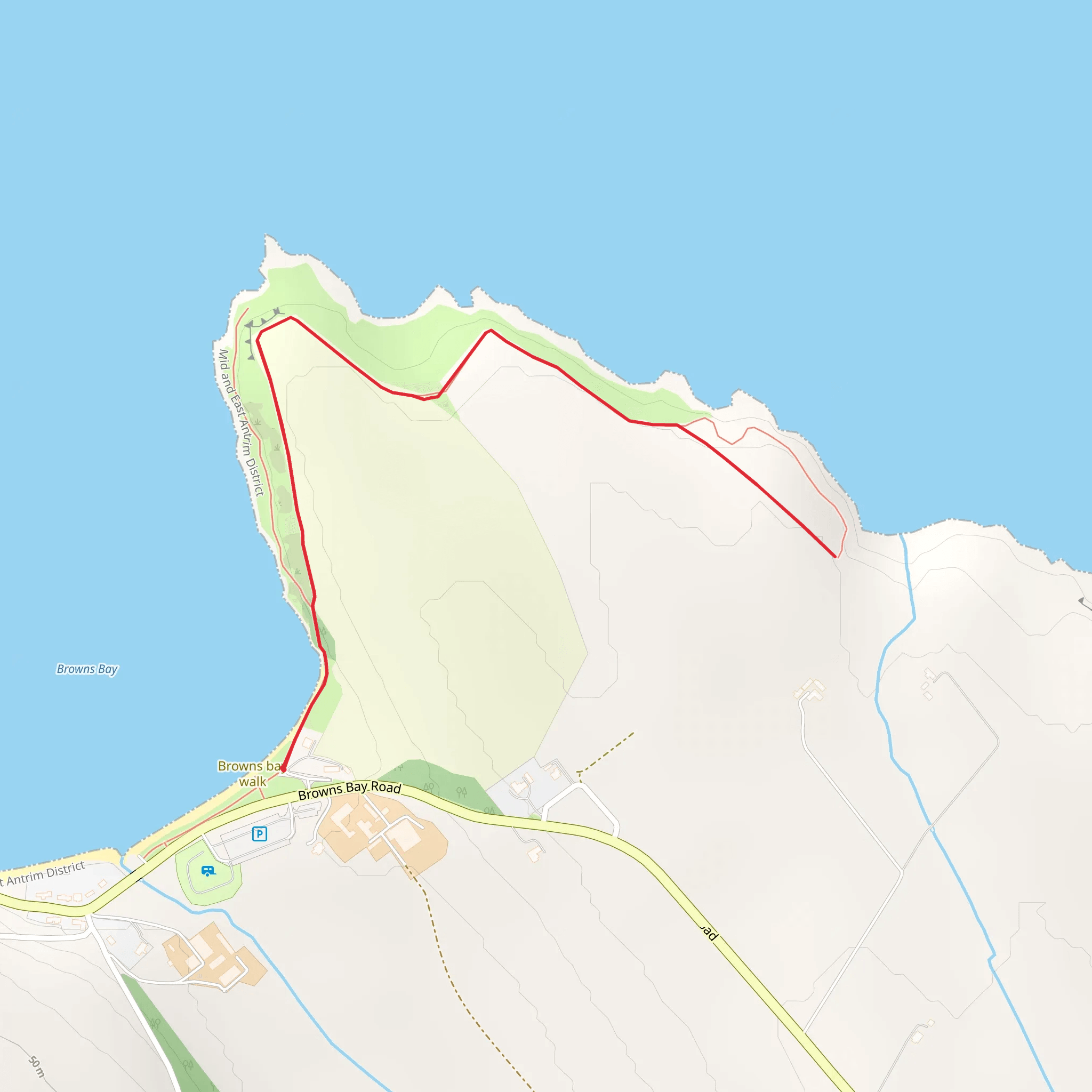 Skernaghan Point mobile static map