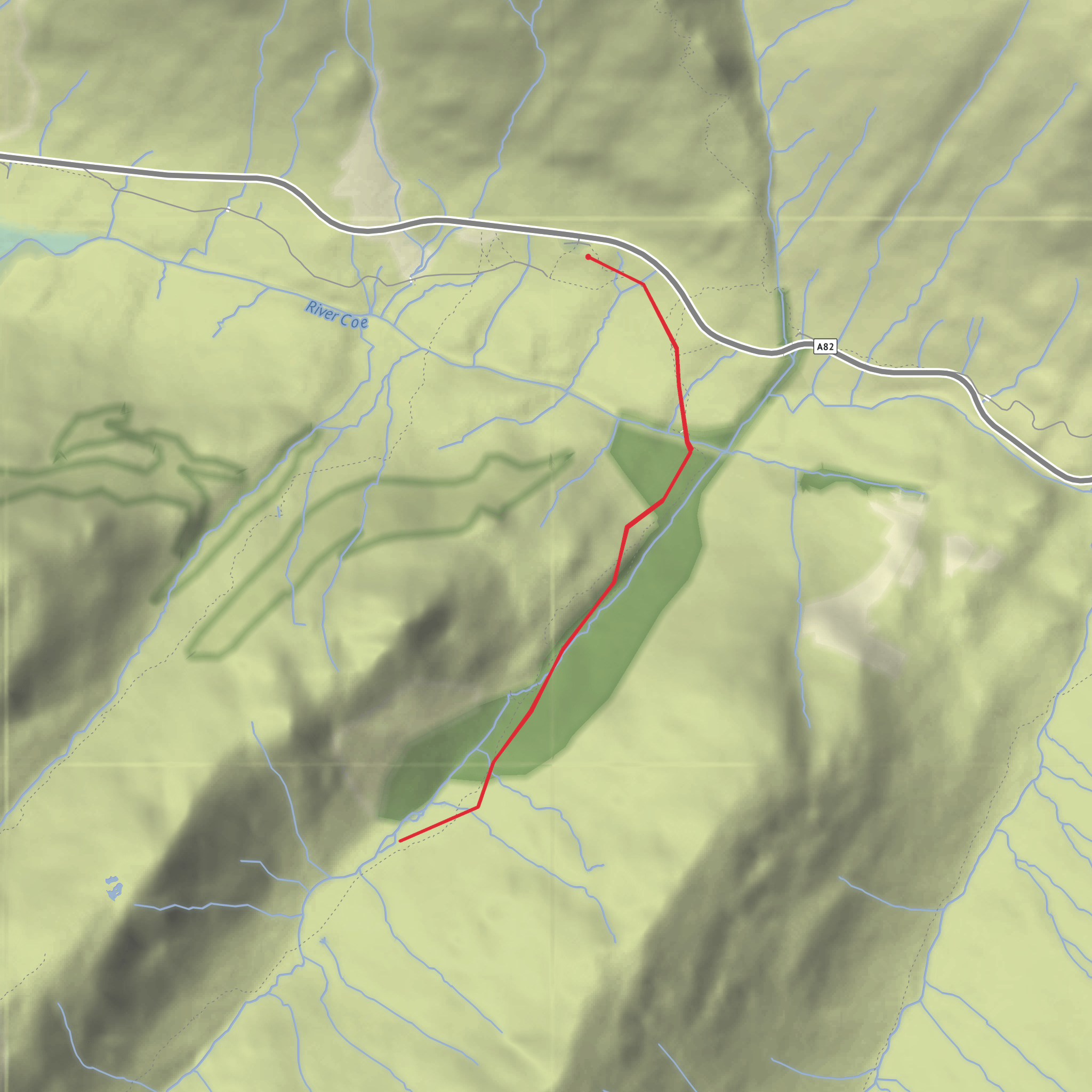 Lost Valley Walk mobile static map