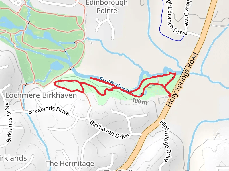 Swift Creek Bluffs Nature Preserve Loop