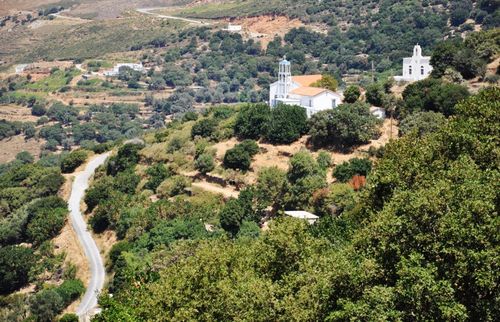 An image depicting the trail E4 - Peloponnes and its surrounding area.
