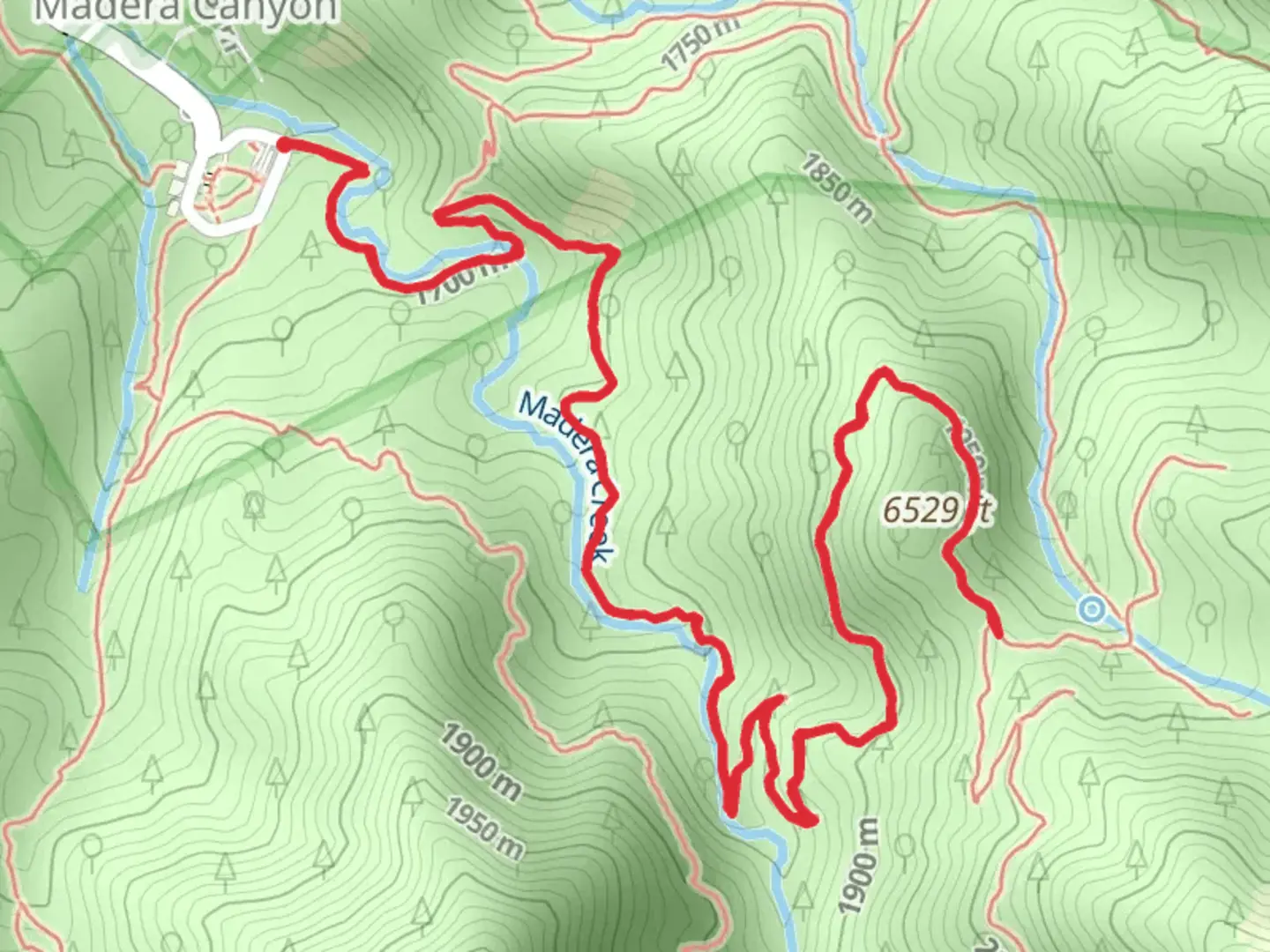 An image depicting the trail Super Trail and its surrounding area.