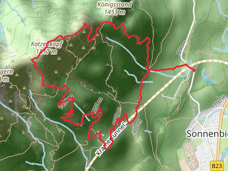 Katzenkopf Loop via Kramersteig