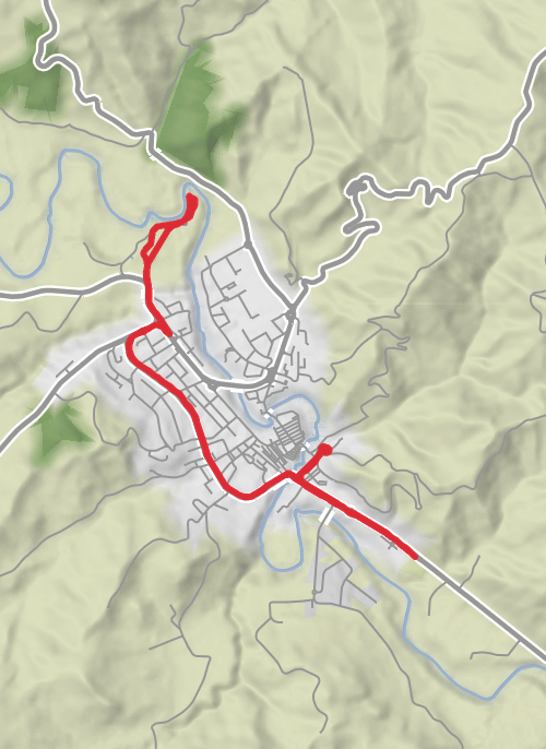 Urbania Corsa mobile static map