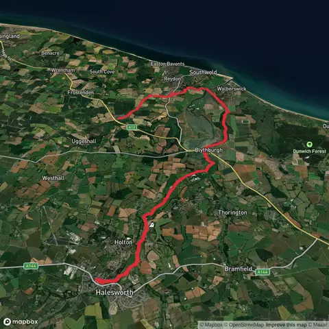 Halesworth to Wangford