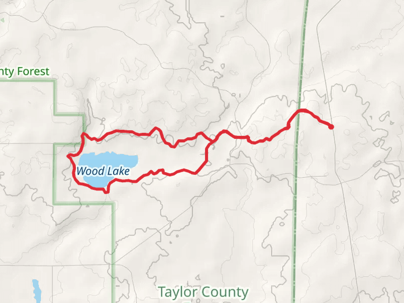 Ice Age Trail and Wood Lake Loop