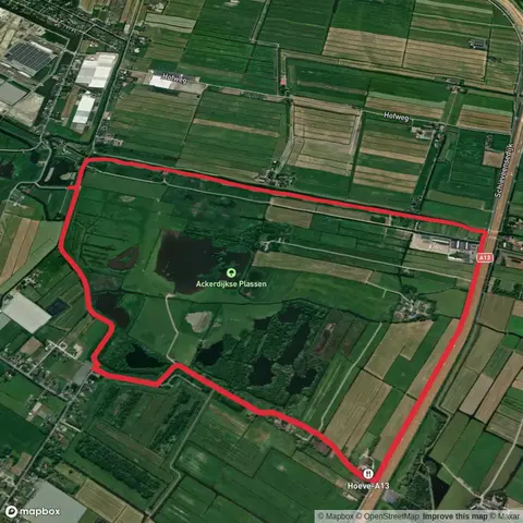 Berkelsche Zweth via Groene Hartpad and Ackersdijkseweg