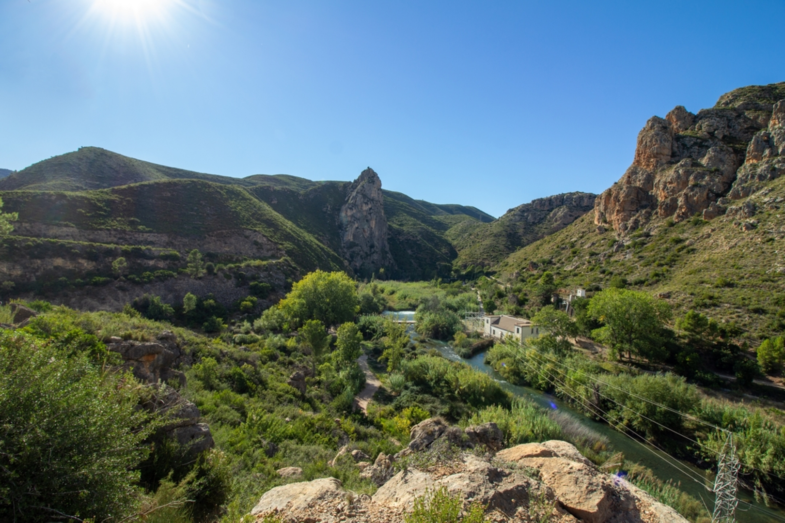 An image depicting the trail Gestalgar - The Jump - Pear - Gestalgar PR CV 291 and its surrounding area.