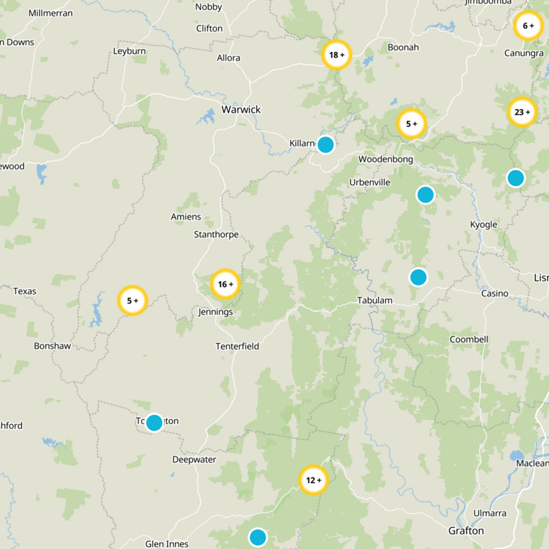 Tenterfield Shire Static Map