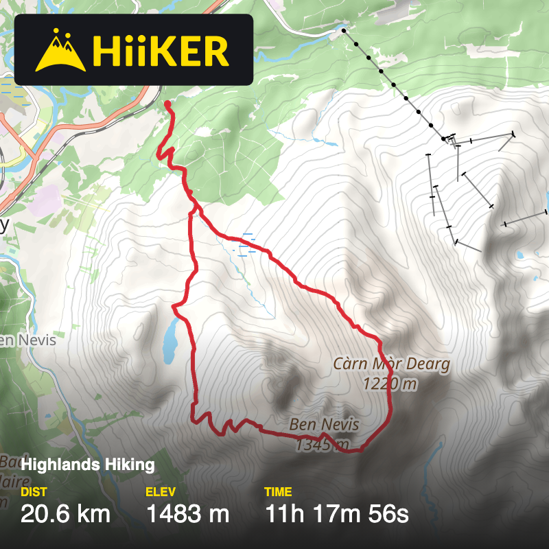 A map preview of the recording Nevis via CMD Arete.