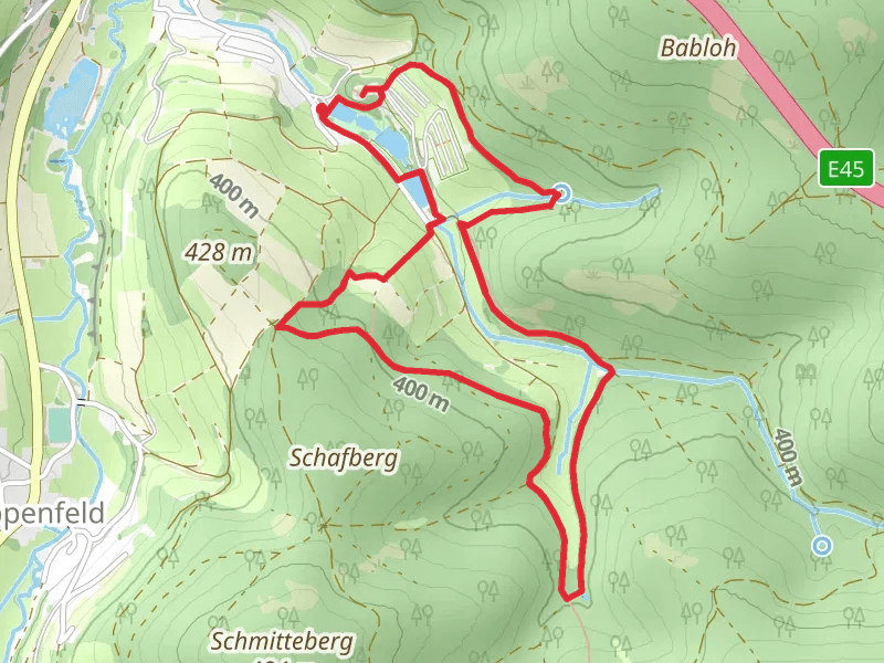 Ruine Wallenstein and Naturbad Loop