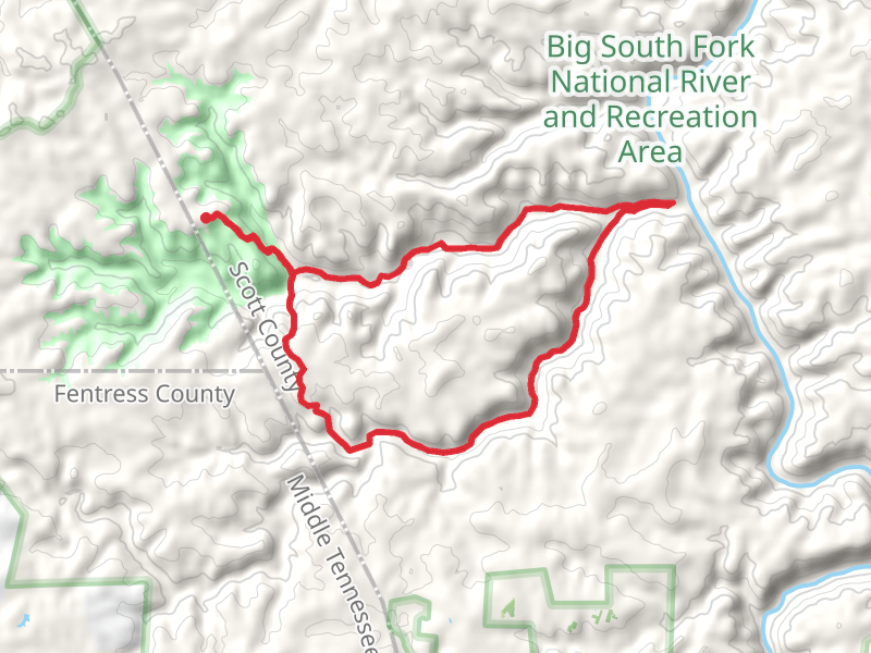 Station Camp Creek Trail and Laurel Fork Creek Trail Loop
