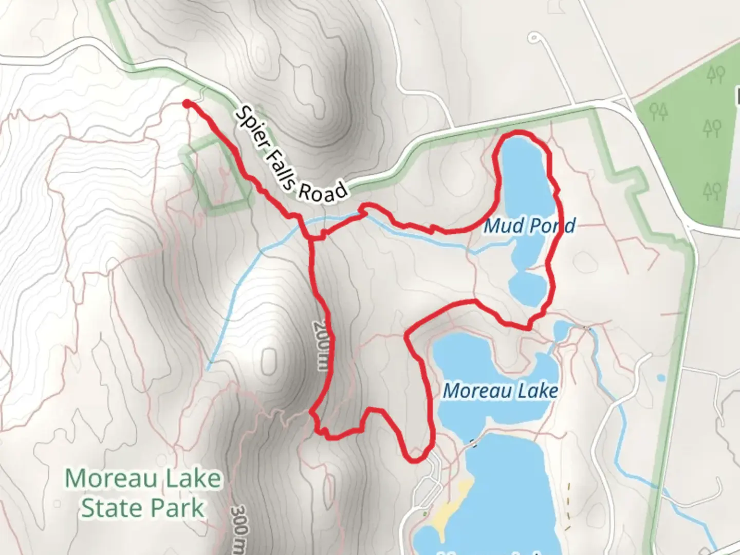 An image depicting the trail Nature Trail - Turquoise and Mud Pond Loop via Western Ridge Trail and its surrounding area.
