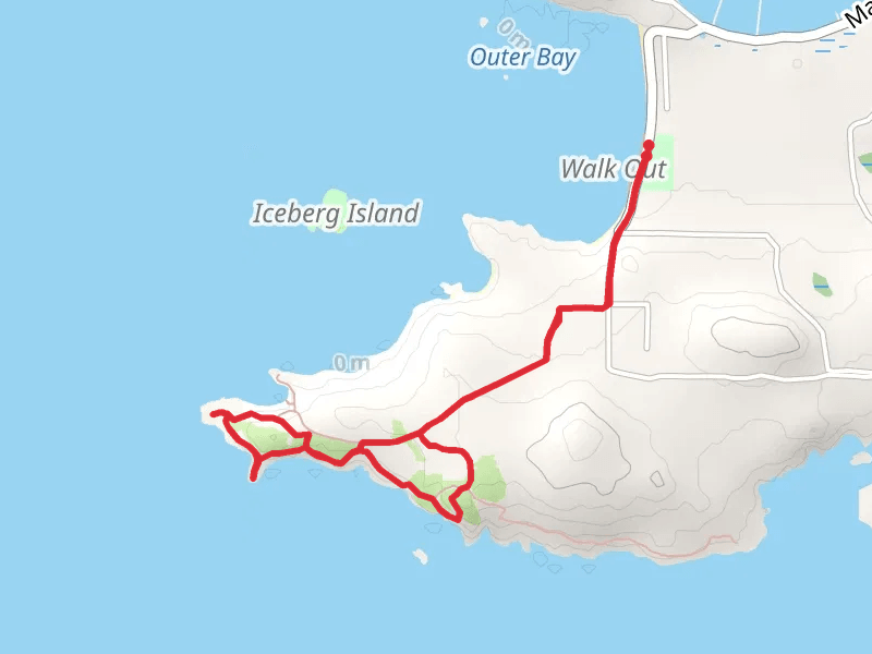 Iceberg Point and Iowa Rock Trail