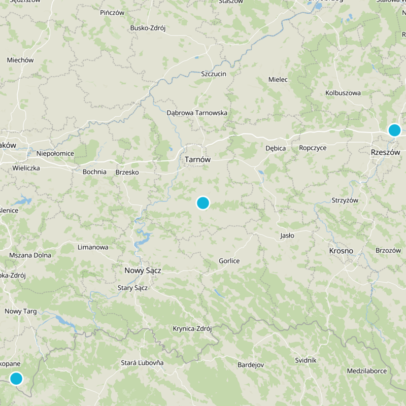 gmina Tuchów Static Map