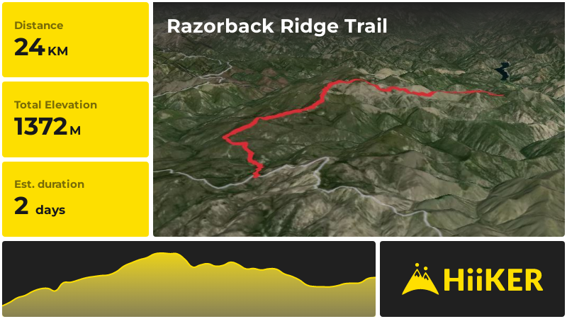 Razorback Ridge Trail | Ravalli County | Montana